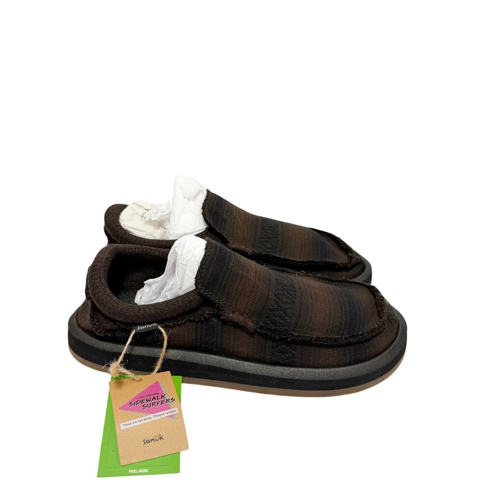 Sanuk Chiba Blanket Men's Slip On Shoes Size 7 NWT Casual Comfort Loafers